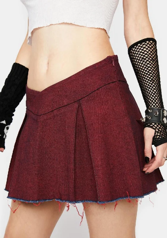 Women's Relaxed Outfit Get The Latest Trends Bold Revolt Denim Skirt