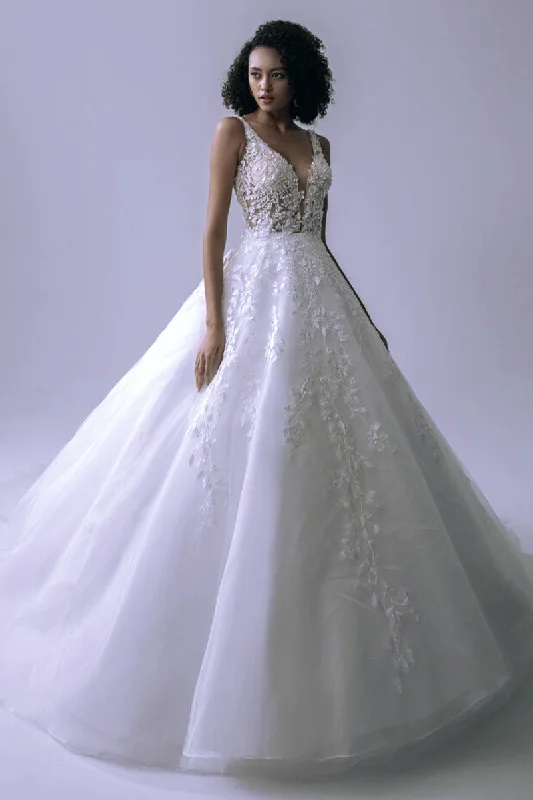 Formal Clothing For Women Stay Ahead In Style Dream Lace Applique Tulle A-Line Wedding Dress