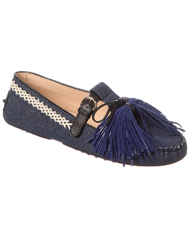 Women's Office Attire Explore What'S New TOD’s Denim & Leather Loafer