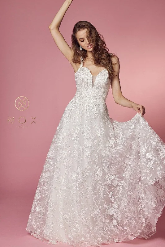 Classic Clothes For Women Spring Fashion Sleeveless A-Line Long Wedding Gown Sale