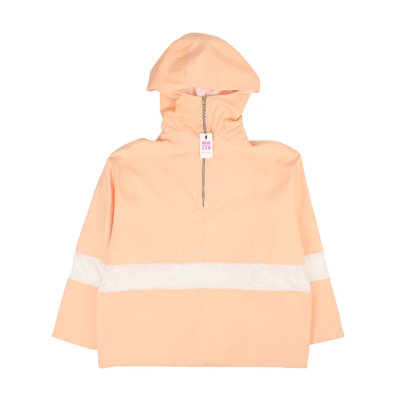 Stylish Clothes For Women Modish Fashion Discounts World Wide Ltd Peach Pullover - Peach/White