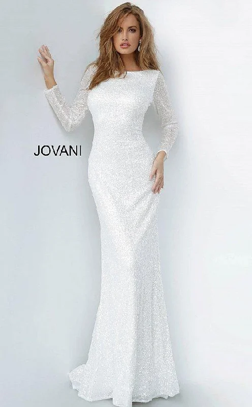 Women's Contemporary Clothing Boutique Styles Jovani 2927 Long Wedding Dress