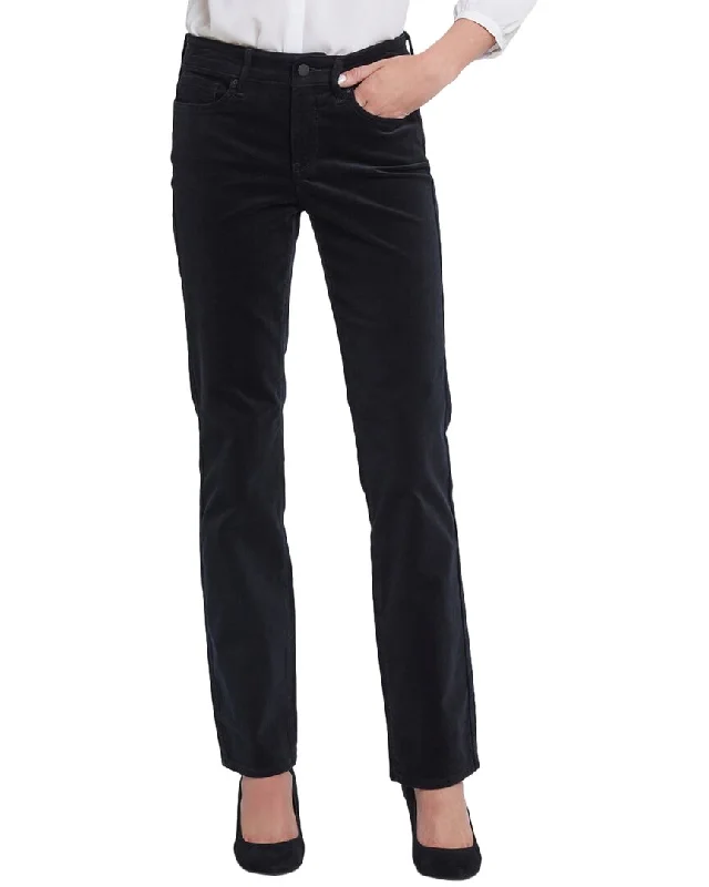 Modern Women's Attire Stylish Statements NYDJ Marilyn Black Straight Leg Jean