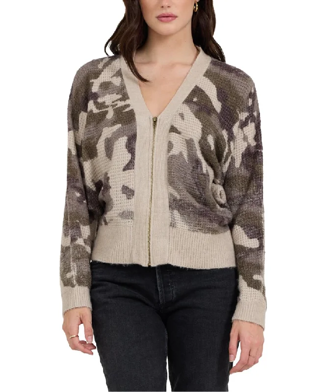 Women's Attire You'Ll Love Us Because Vintage Havana Camo Zip Up Sweater