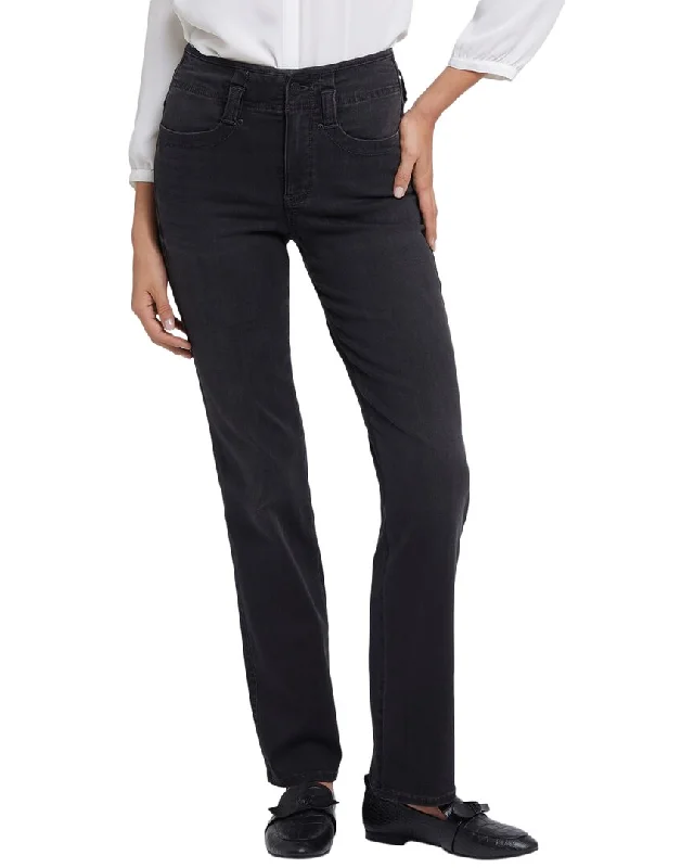 Women's Evening Attire Bid Farewell To The Old Season NYDJ Marilyn Cordoba Cliff Straight Leg Jean