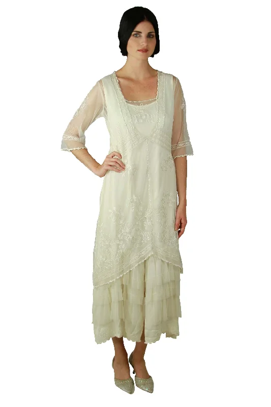 Women's Occasion Wear Apparel Stay Ahead In Style Titanic Tea Party Dress in Ivory by Nataya