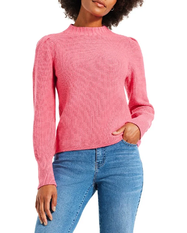 Stylish Women's Outfit Top Brand Discounts NIC+ZOE Petite Waffle Stitch Sweater