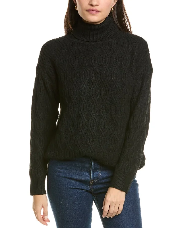 Casual Clothing For Women Elegant Fashion Offers Jones New York Twisted Cable Turtleneck Sweater