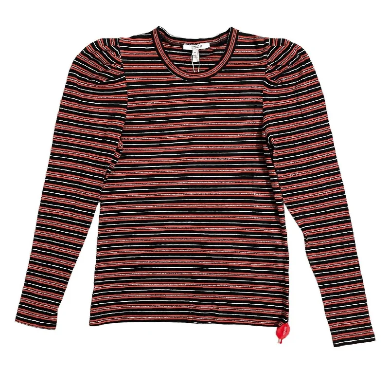 Women's Comfortable Lounge Attire Spring Offer Women's Striped Knit Sweater In Multicolor