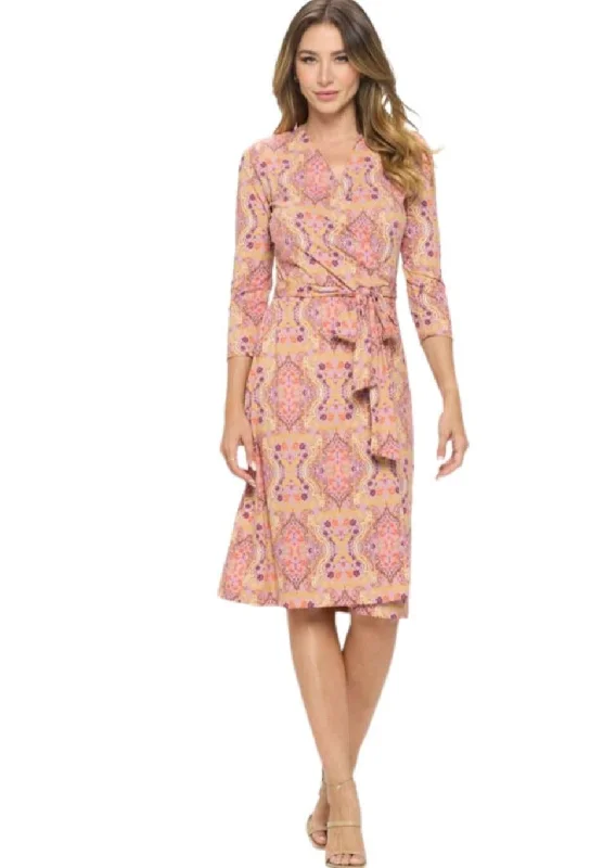 Women's Night-Out Clothes Special Offer A Feminine Touch Jersey Wrap Dress Made in USA