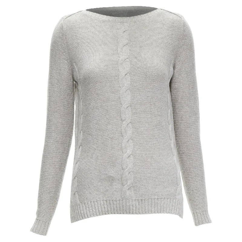 Elegant Women's Attire Special Offers, Don't Miss Loro Piana baby cashmere grey sweater