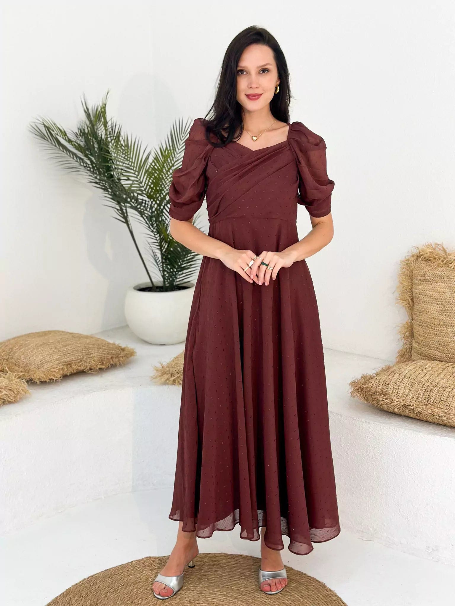 Charming Women's Clothes For Special Events Fashionable Comfort Promotions Broshi Long Dress