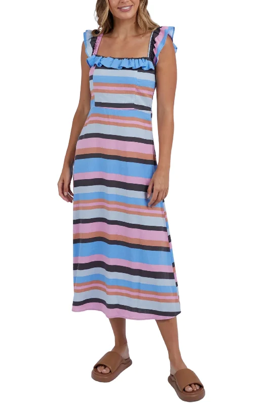 Women's Outdoor Attire Hurry Before It'S Gone GAZELLE STRIPE DRESS - 5542023