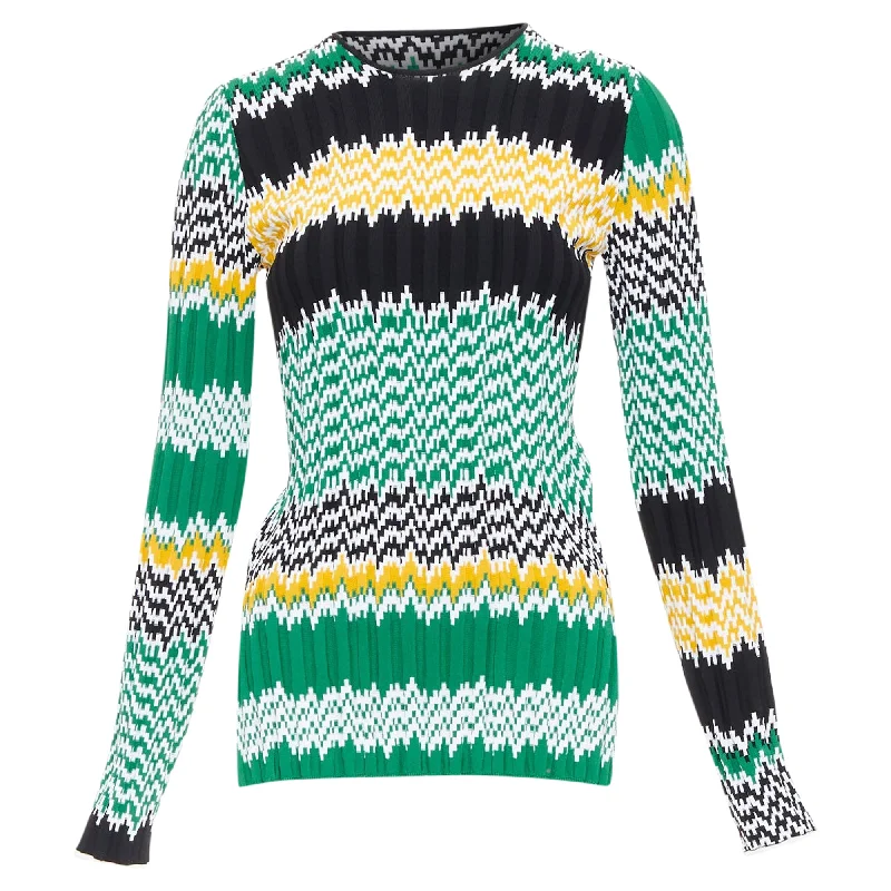 Women's Stylish Professional Apparel Spring Fashion Celine chevron knit sweater