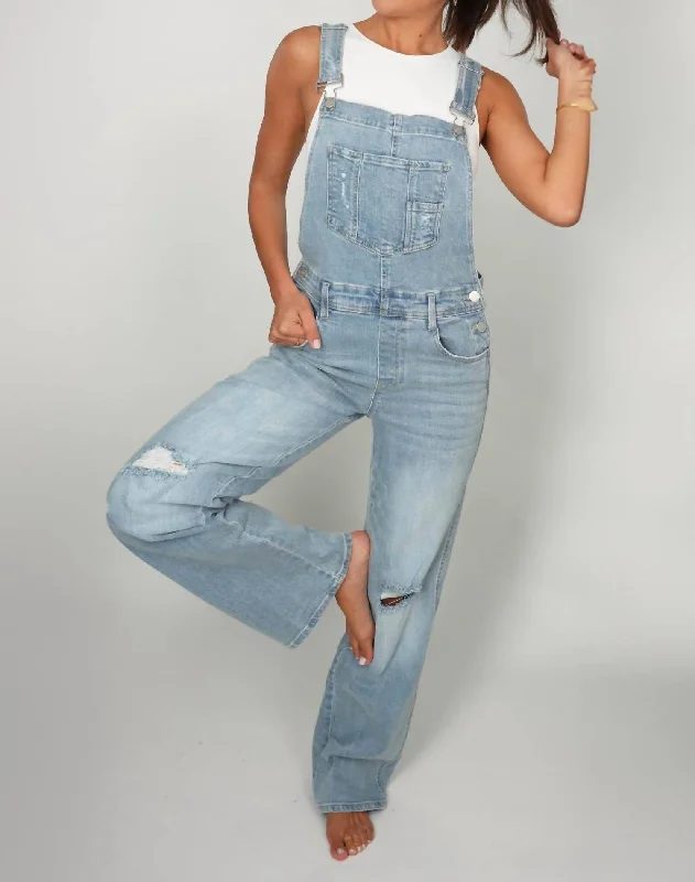 Women's Clothes For Work Events Contemporary Fashion Sale Marissa Denim Overalls In Blue