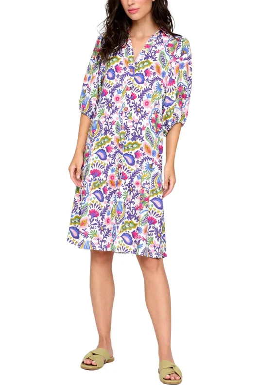 Plus-Size Women's Garments Limited Stock, Big Sale PEPA PRINTED DRESS