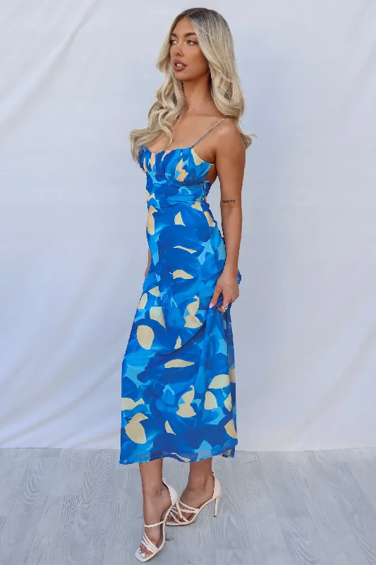 Women's Fashion-Forward Apparel Fashion Sale July Maxi Dress - Blue