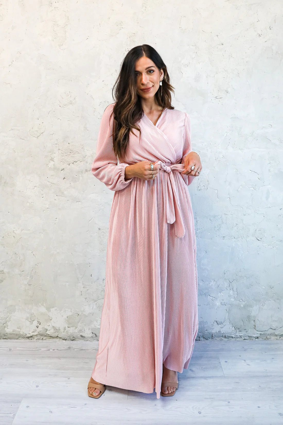 Women's Night-Out Outfit Browse Our Top Products Marilyn modest maxi dress in icy pink-final sale