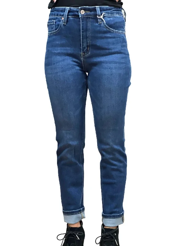 Affordable Luxury Women's Garments Unleash Your Fashion High Rise Straight Jean In Medium Wash