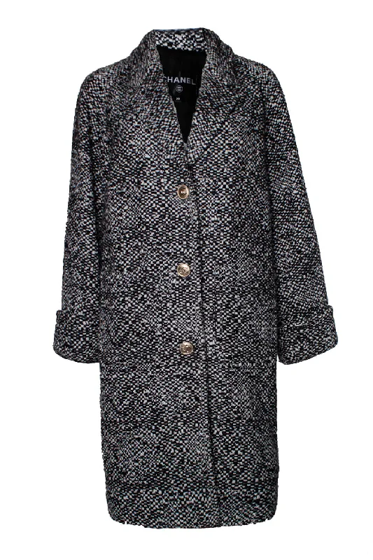 Affordable Elegance – Shop Premium Fashion Now Wool tweed sequinned coat