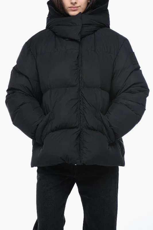 Best Deals On High-Quality Fashion – Shop Now Off-White Turteneck Down Jacket with Logo Patch