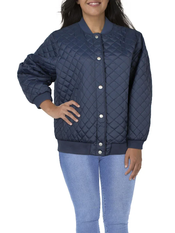 Chic And Affordable Fashion – Shop Now And Save Plus Womens Shearling Lined Quilted Bomber Jacket