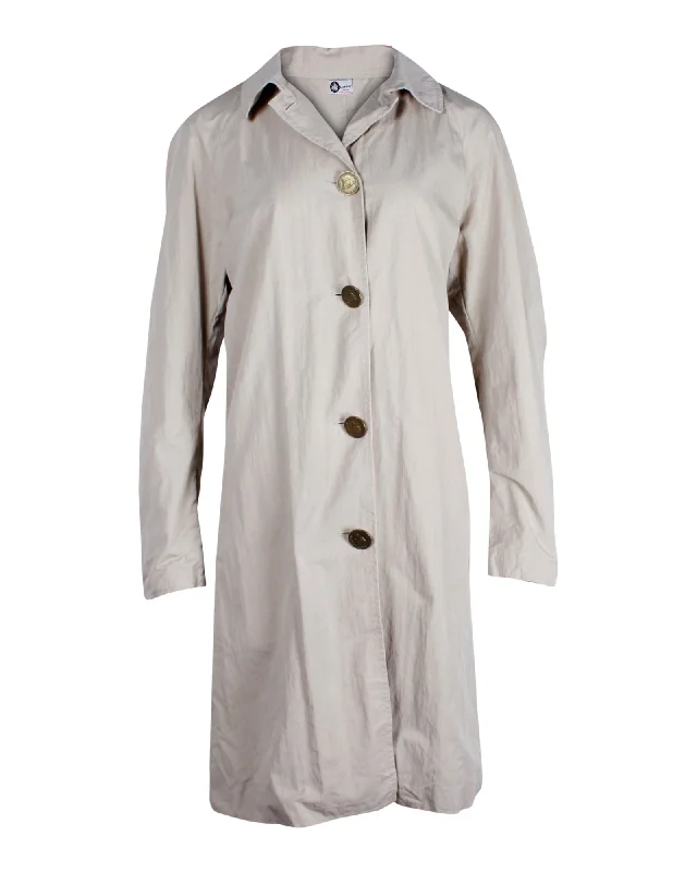 Casual Chic Clothing For Women Lanvin Trench Coat in Beige Cotton