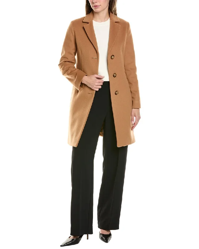 Women's Tops And Clothing Cinzia Rocca Wool & Cashmere-Blend Coat