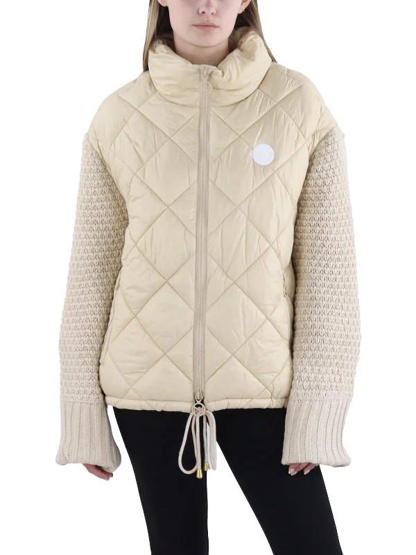 Women's Fashion-Forward Apparel Womens Lightweight Nylon Puffer Jacket