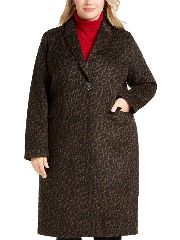 Women's Clothing For Travel Plus Womens Wool Blend Long Trench Coat