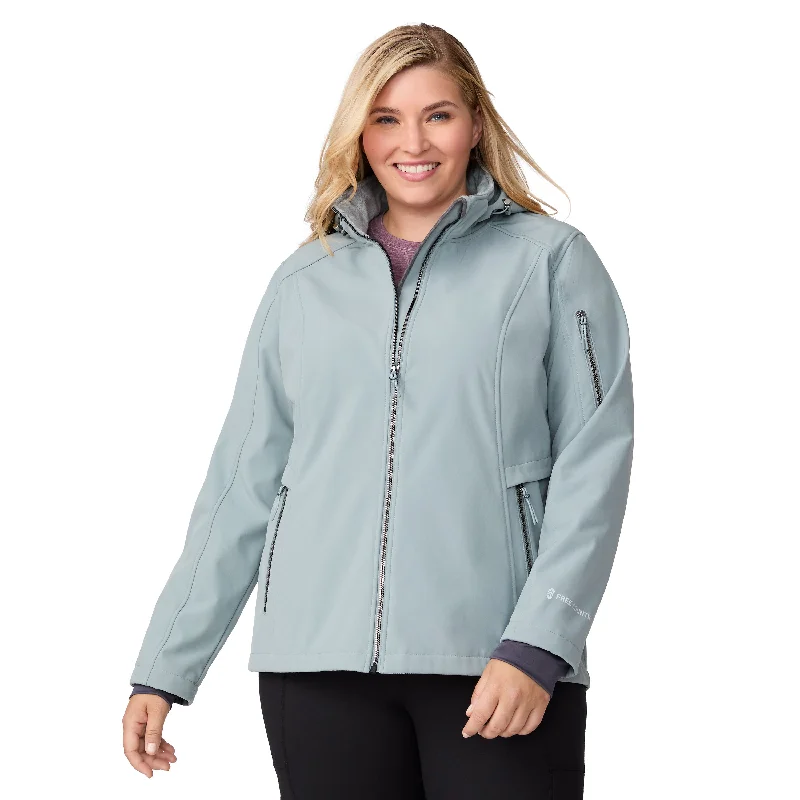 Limited-Stock Clothing Sale – Shop Before It's Too Late Free Country Women's Plus Size Aeris II Super Softshell Jacket