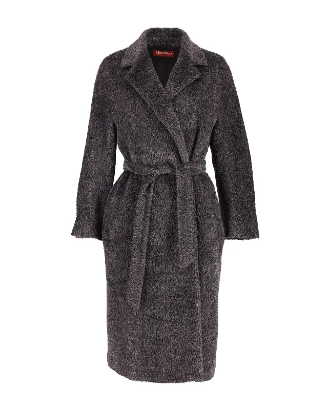 Women's Trendy Outfit Max Mara Suri Coat in Black Alpaca