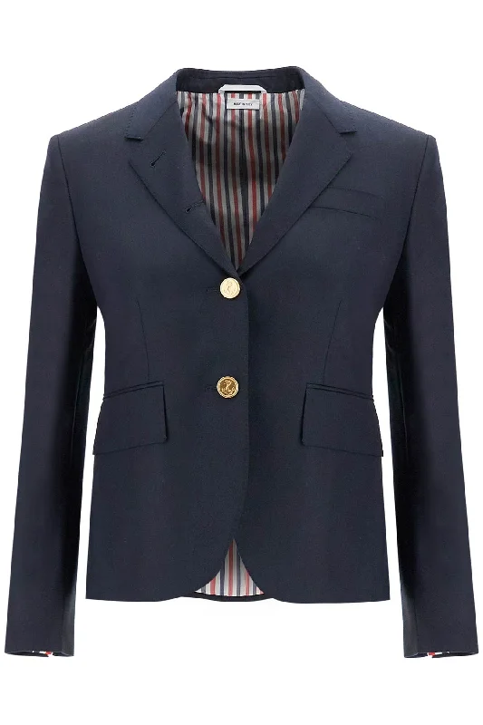 Flash Sale On Fashion – Act Fast Thom e Women's Single-Breasted Cropped Jacket In 120'S Wool