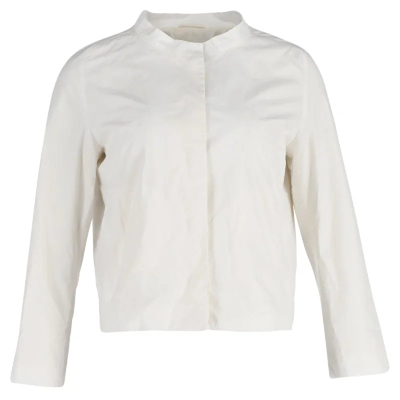 Women's Clothes For Special Occasions Jil Sander Short Jacket in White Silk