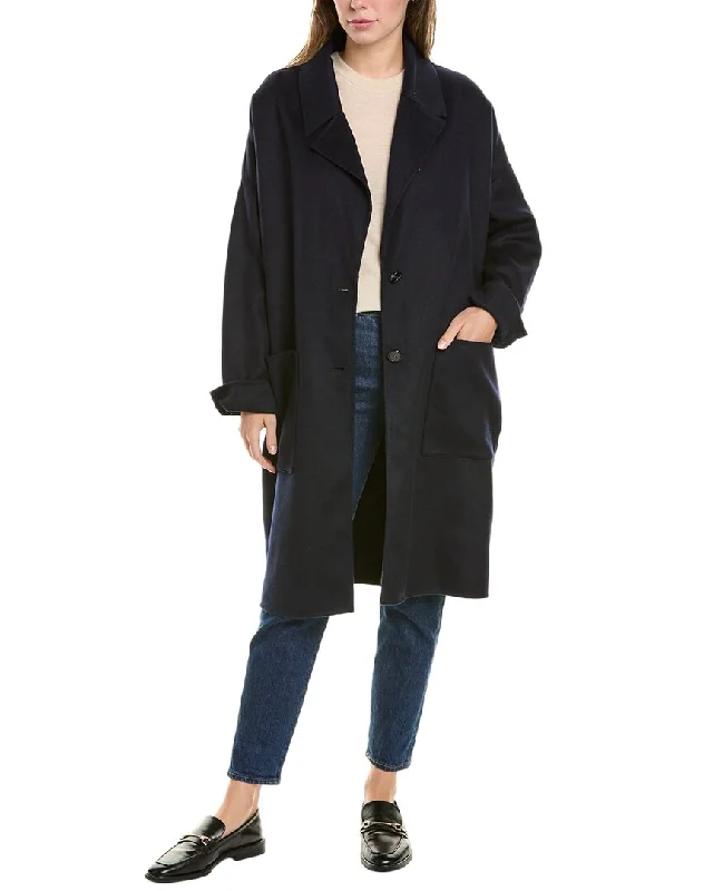 High-End Fashion, Low-End Prices – Sale Happening Now Hugo Boss Cattina Wool-Blend Coat