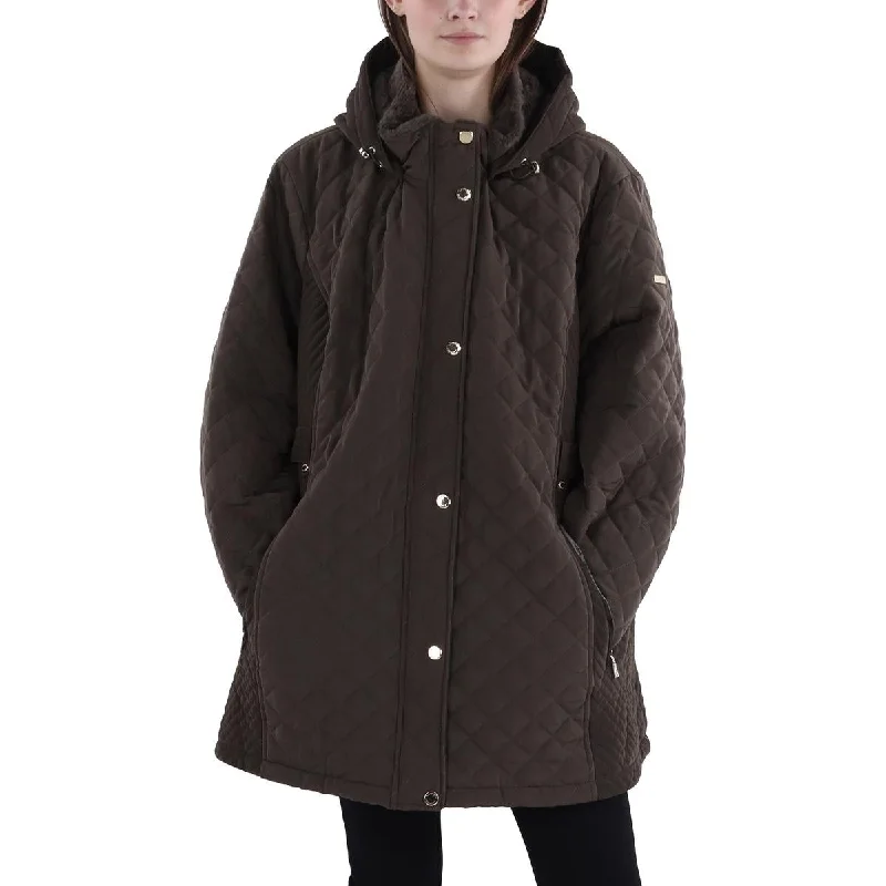 Best-Selling Outfits Now At Exclusive Promotional Prices Plus Womens Faux Fur Hooded Quilted Coat