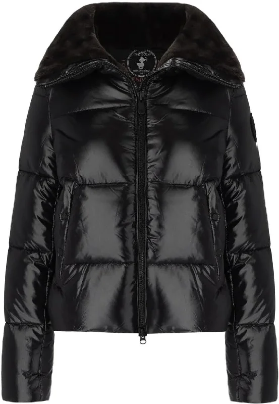 Women's Charming Outfit For Events Save the Duck Women's Moma Puffer Jacket, Black