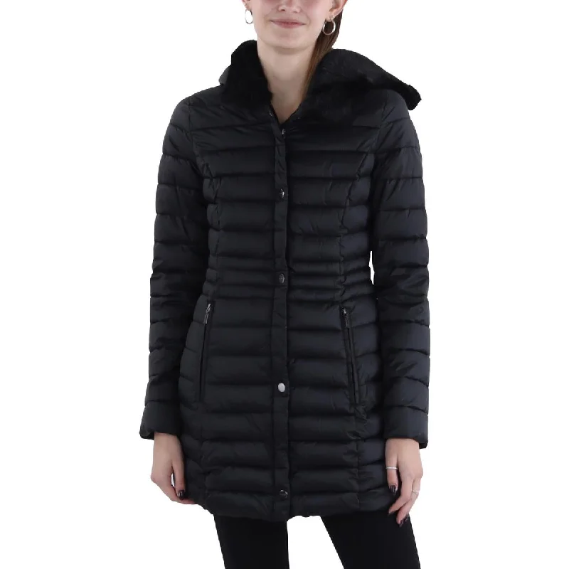 Women's Comfortable Lounge Garments Womens Hooded Long Puffer Jacket