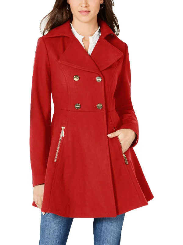 Big Discounts On Premium Fashion Collections Womens Wool Blend Midi Pea Coat