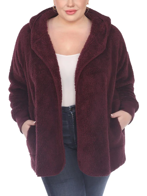 Women's Elegant Clothes Plus Womens Plush Long Sleeves Fleece Jacket