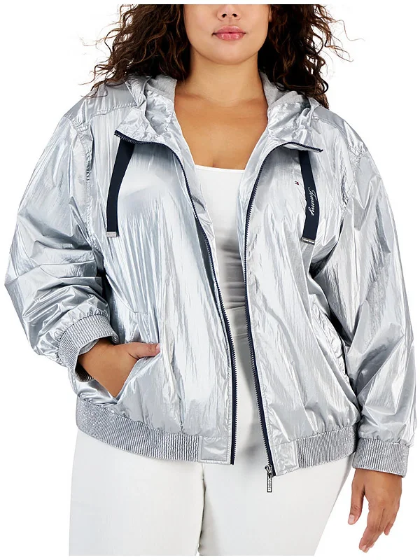 Women's Professional Garments Plus Womens Logo Nylon Windbreaker Jacket