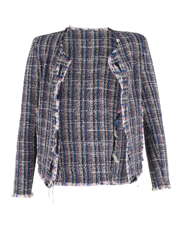 Limited-Time Offers On Elegant And Casual Styles IRO Open Front Jacket in Multicolor Wool