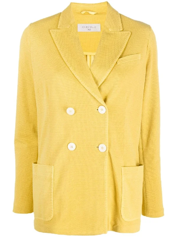 Trendy Outfits At Exclusive Discounts – Don't Miss Out Circolo 1901 Women's Jackets yellow