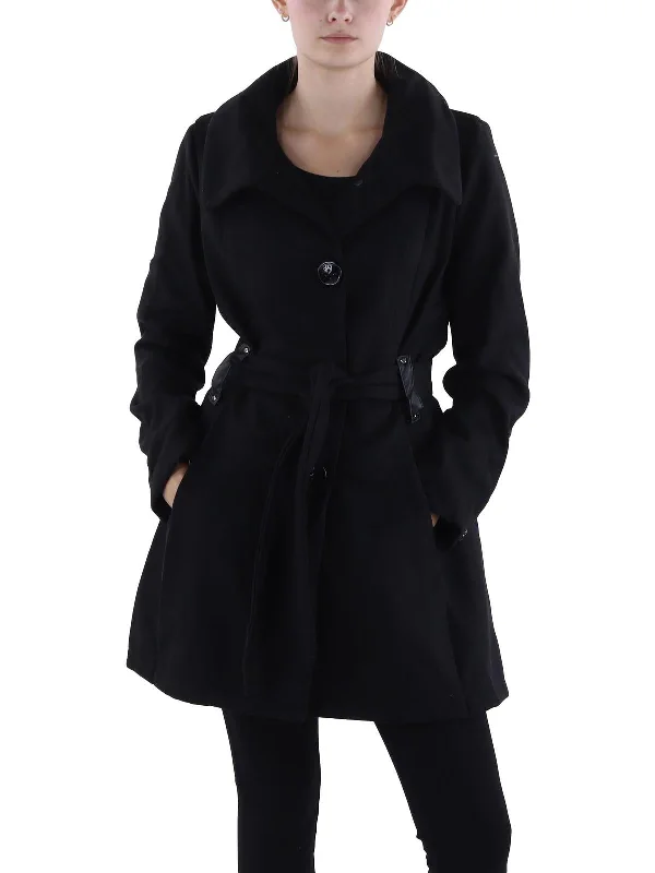 Women's Outerwear Apparel Womens Fleece Lightweight Overcoat