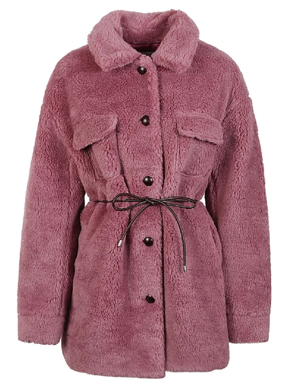 Modern Women's Outfit Molliolli Women's Coats pink