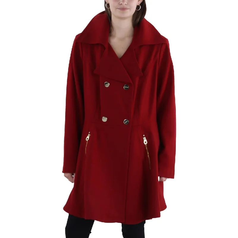 Women's Everyday Garments Plus Womens Wool Blend Long Pea Coat