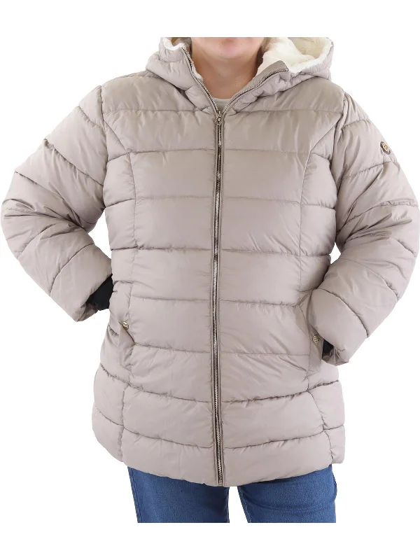 Women's Evening Clothes Plus Womens Insulated Faux Fur Lined Glacier Shield Coat