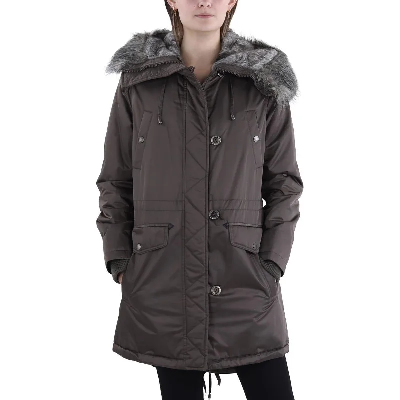 Limited-Time Clothing Sale – Grab Your Favorites Today Womens Faux Fur Hooded Puffer Jacket