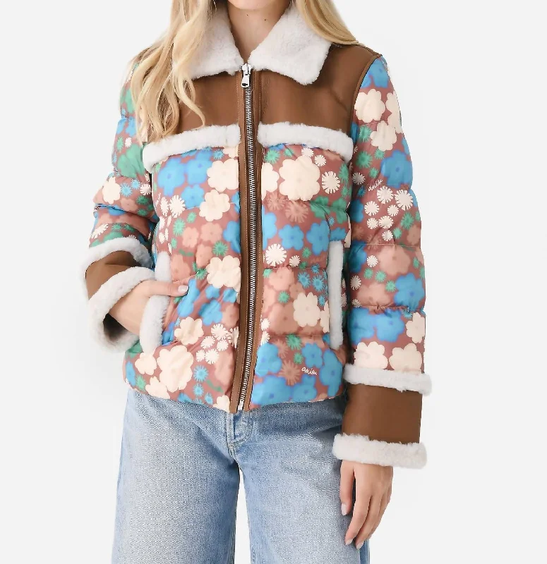 Women's Everyday Clothes Racy Puffer Jacket In Floral