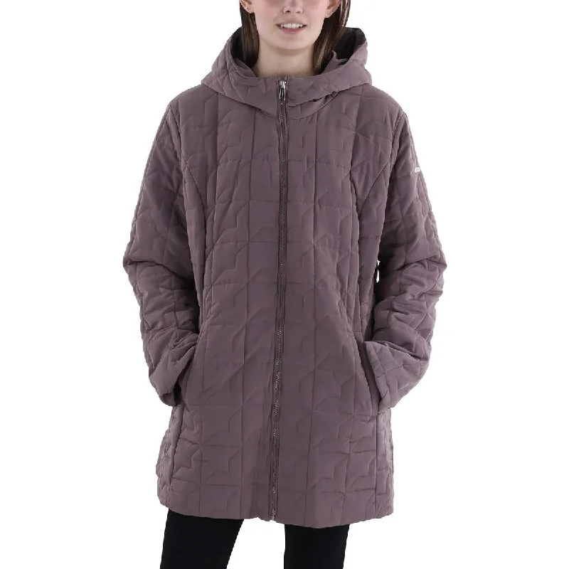 Women's Elegant Outfit Womens Hooded Lightweight Quilted Coat